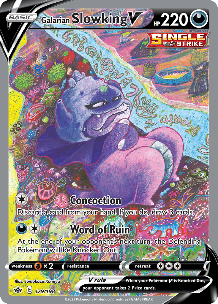 Galarian Slowking V (English)