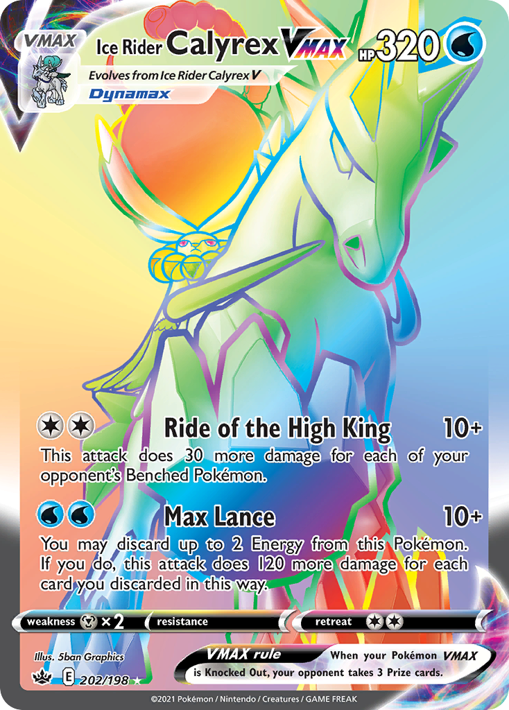 Ice Rider Calyrex VMAX (English)