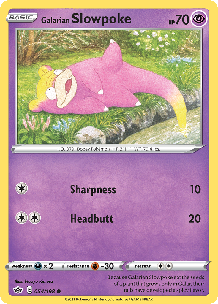 Galarian Slowpoke (English)