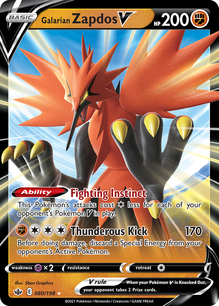 Galarian Zapdos V (English)