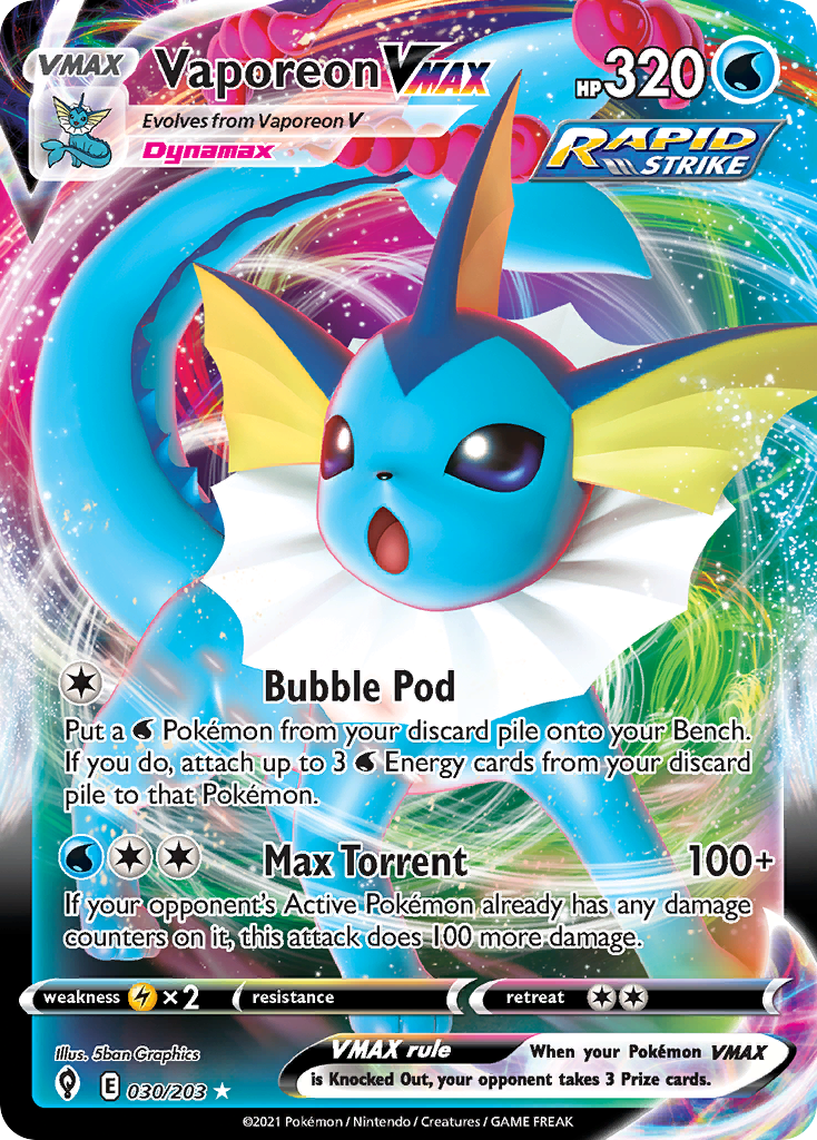 Vaporeon VMAX (English)