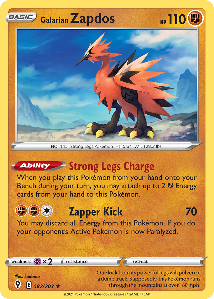 Galarian Zapdos (English)