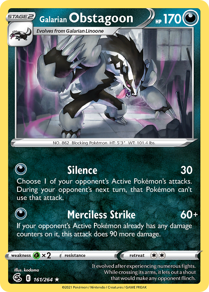 Galarian Obstagoon (English)
