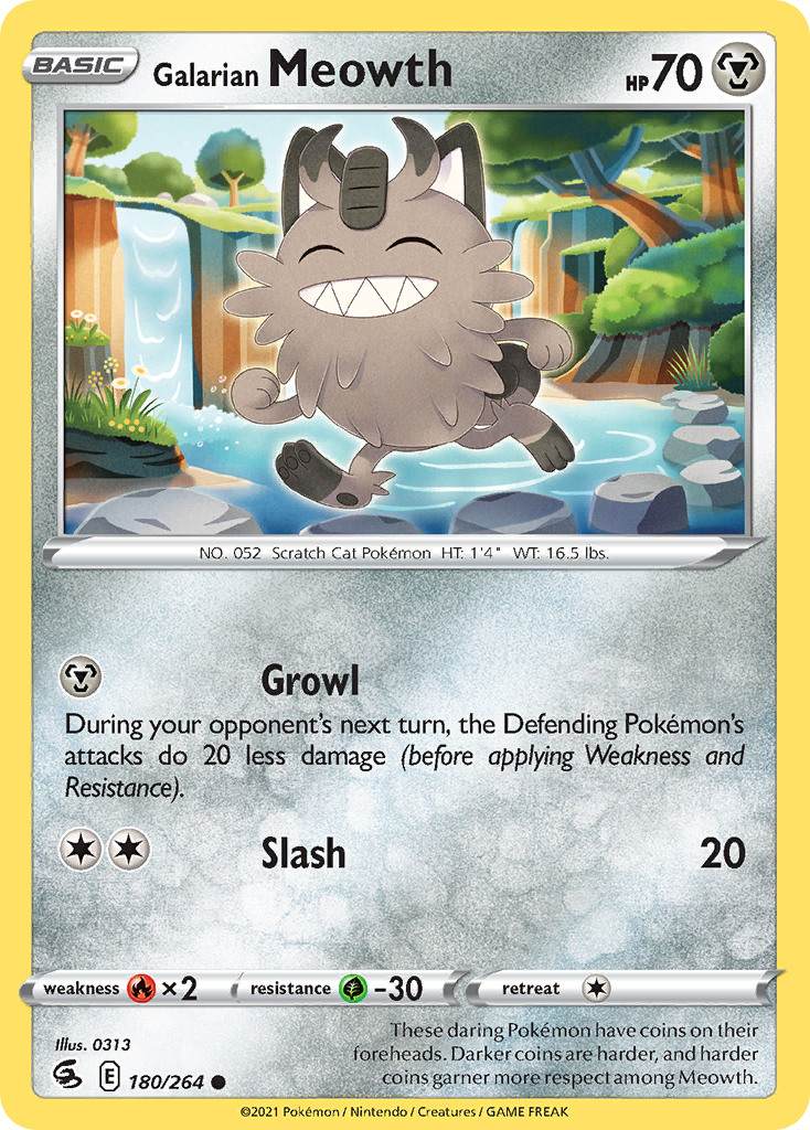 Galarian Meowth (English)