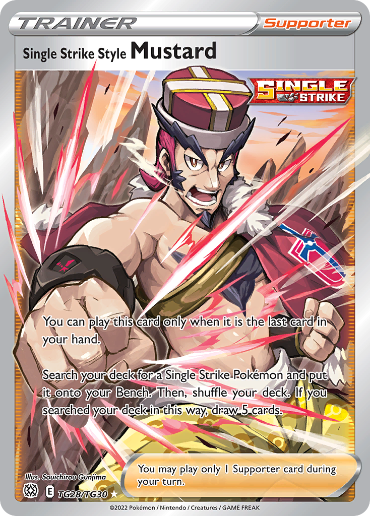 Single Strike Style Mustard (English)