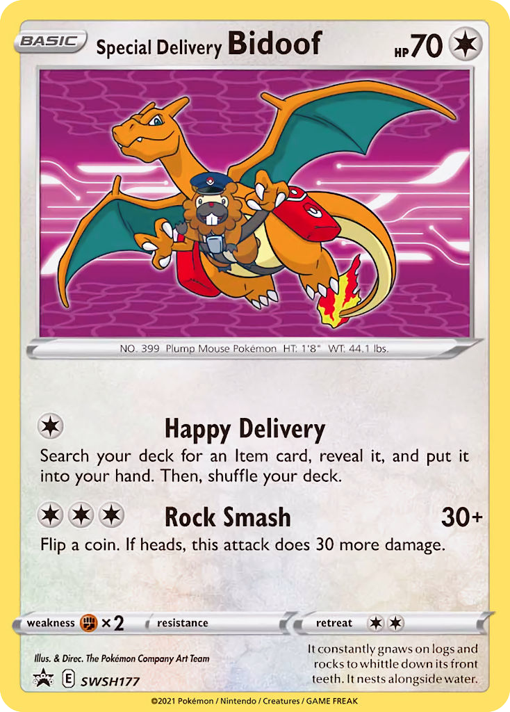 Special Delivery Bidoof (English)