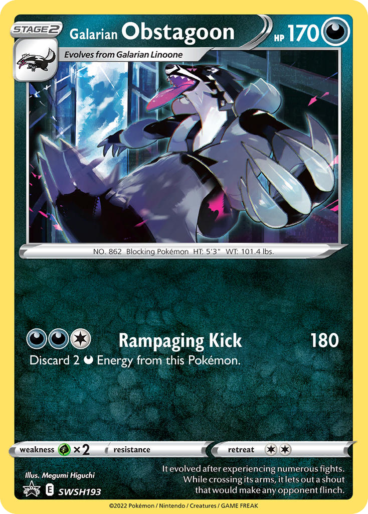 Galarian Obstagoon (English)