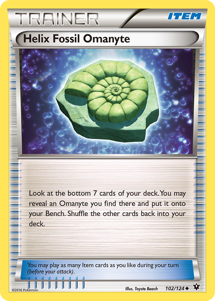 Helix Fossil Omanyte (English)