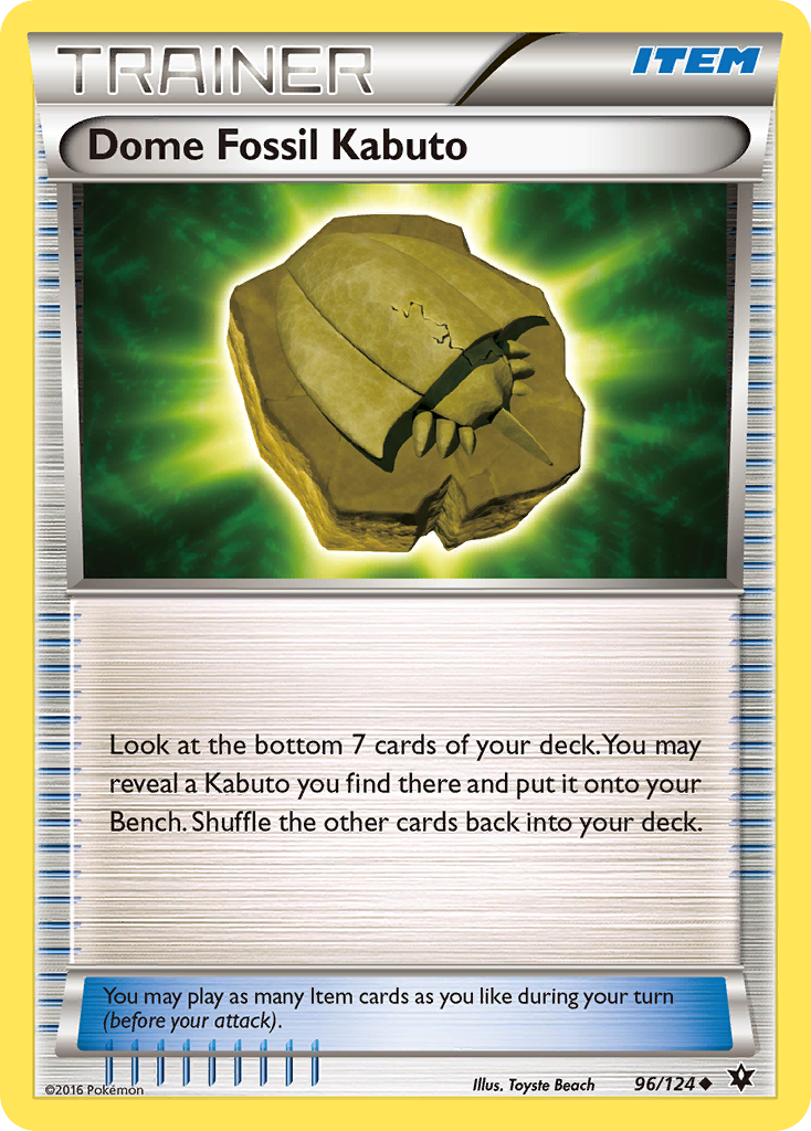 Dome Fossil Kabuto (English)