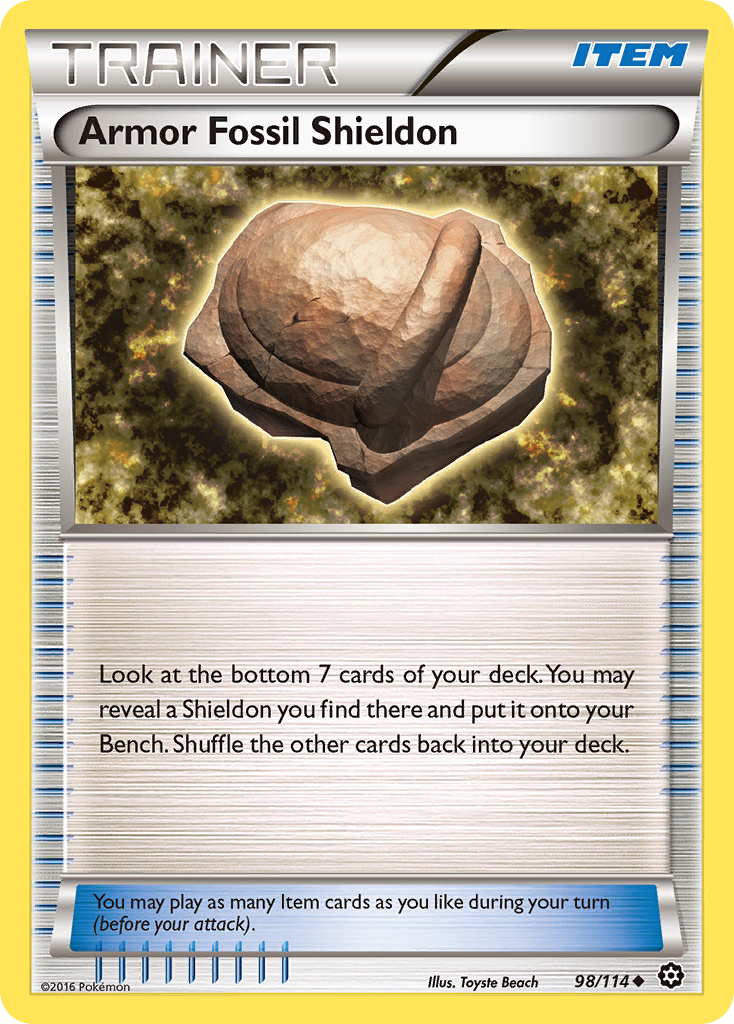 Armor Fossil Shieldon (English)