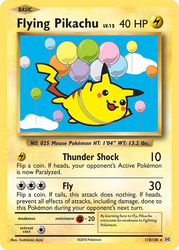 Flying Pikachu (HR) (English)
