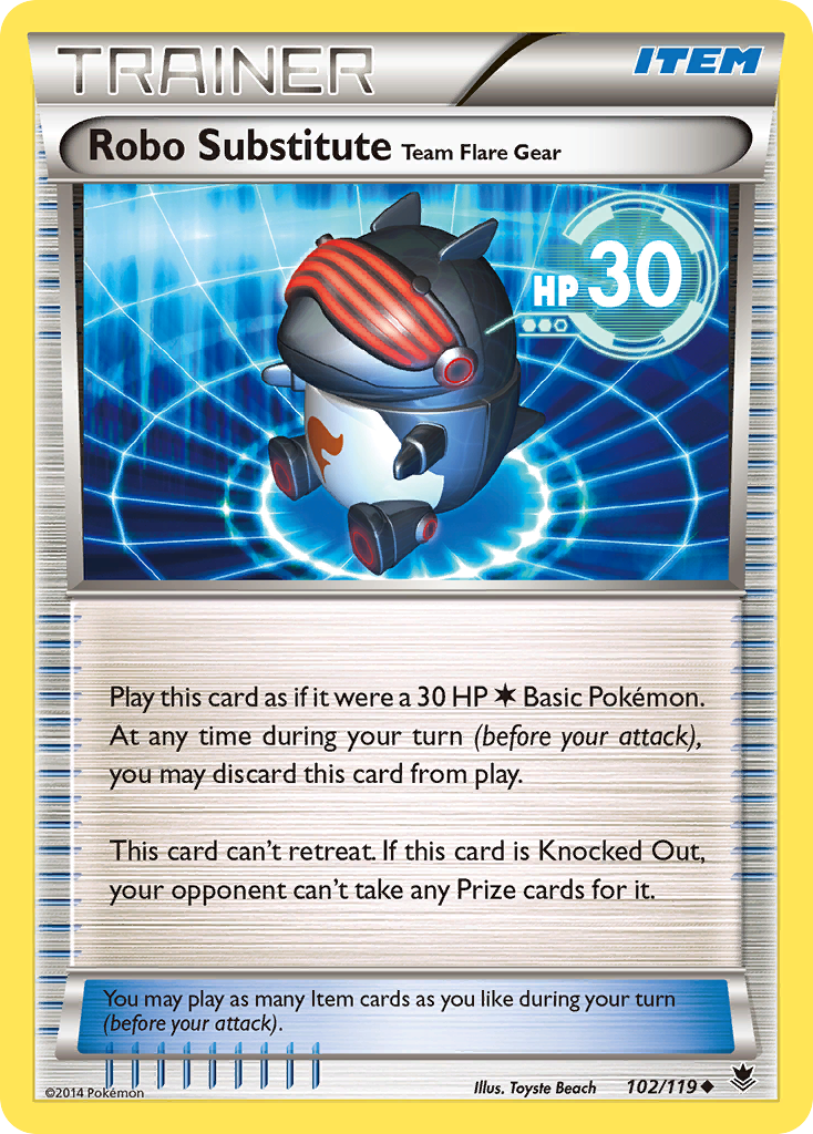Robo Substitute Team Flare Gear (English)