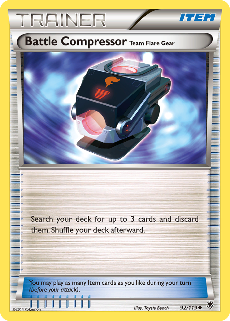Battle Compressor Team Flare Gear (English)